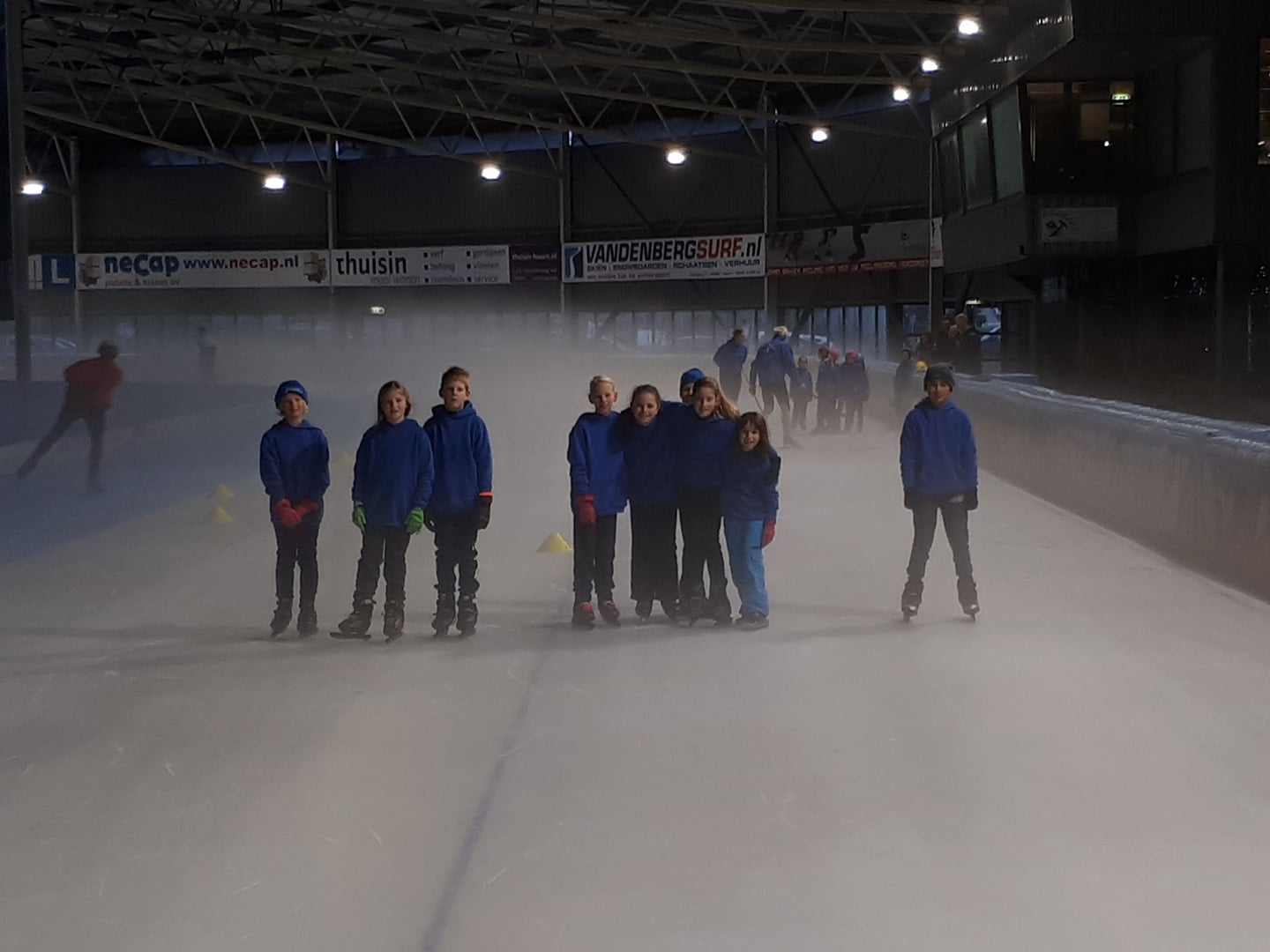 Kleuterschaatsen op ijsbaan De Westfries